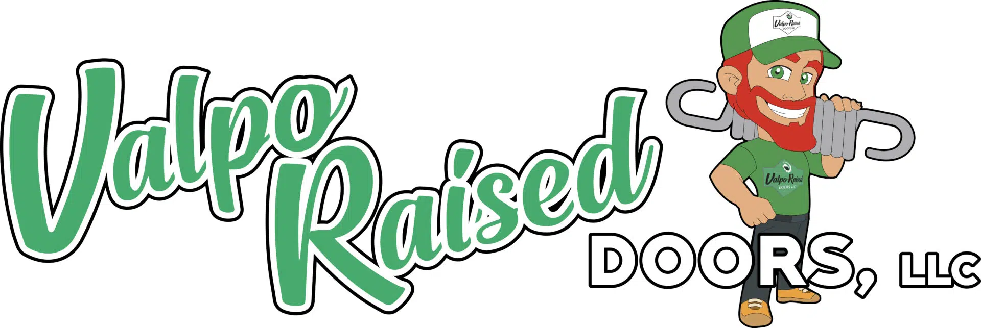Valpo Raised Doors Logo